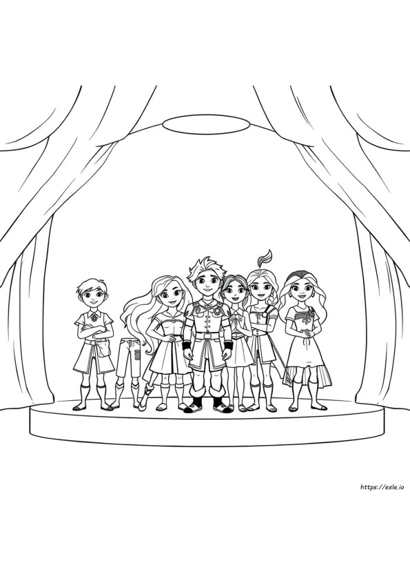 Descendants Ausmalbilder