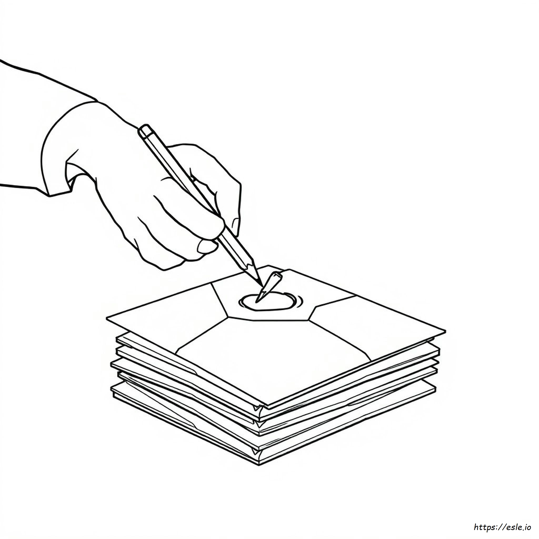 Can You Use Colored Pens On Envelopes Coloring Page