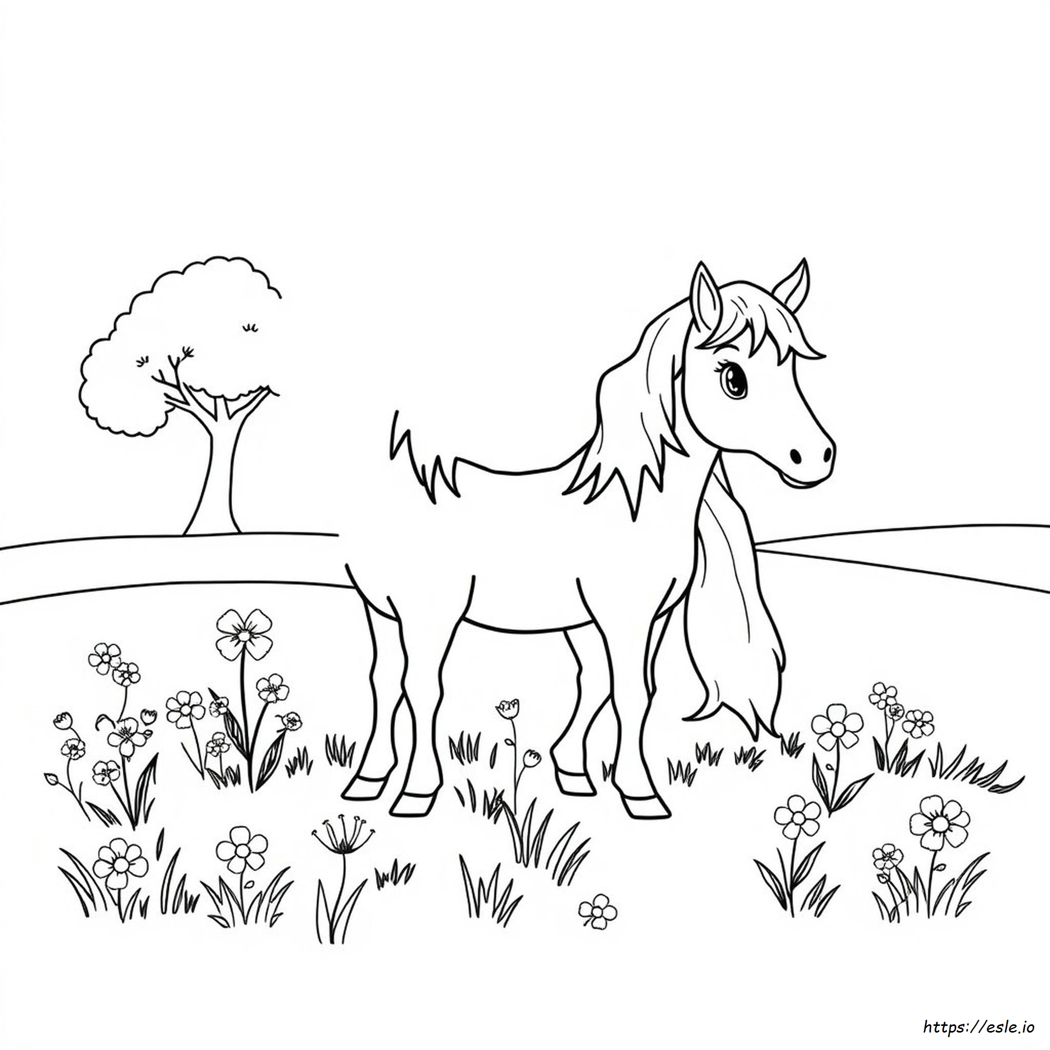 Coloriage Poney À Imprimer Gratuit