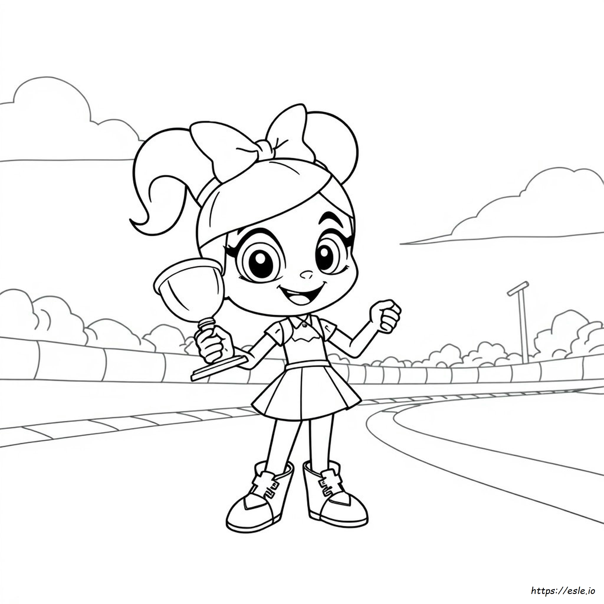 Vanellope Von Schweetz Para Colorir