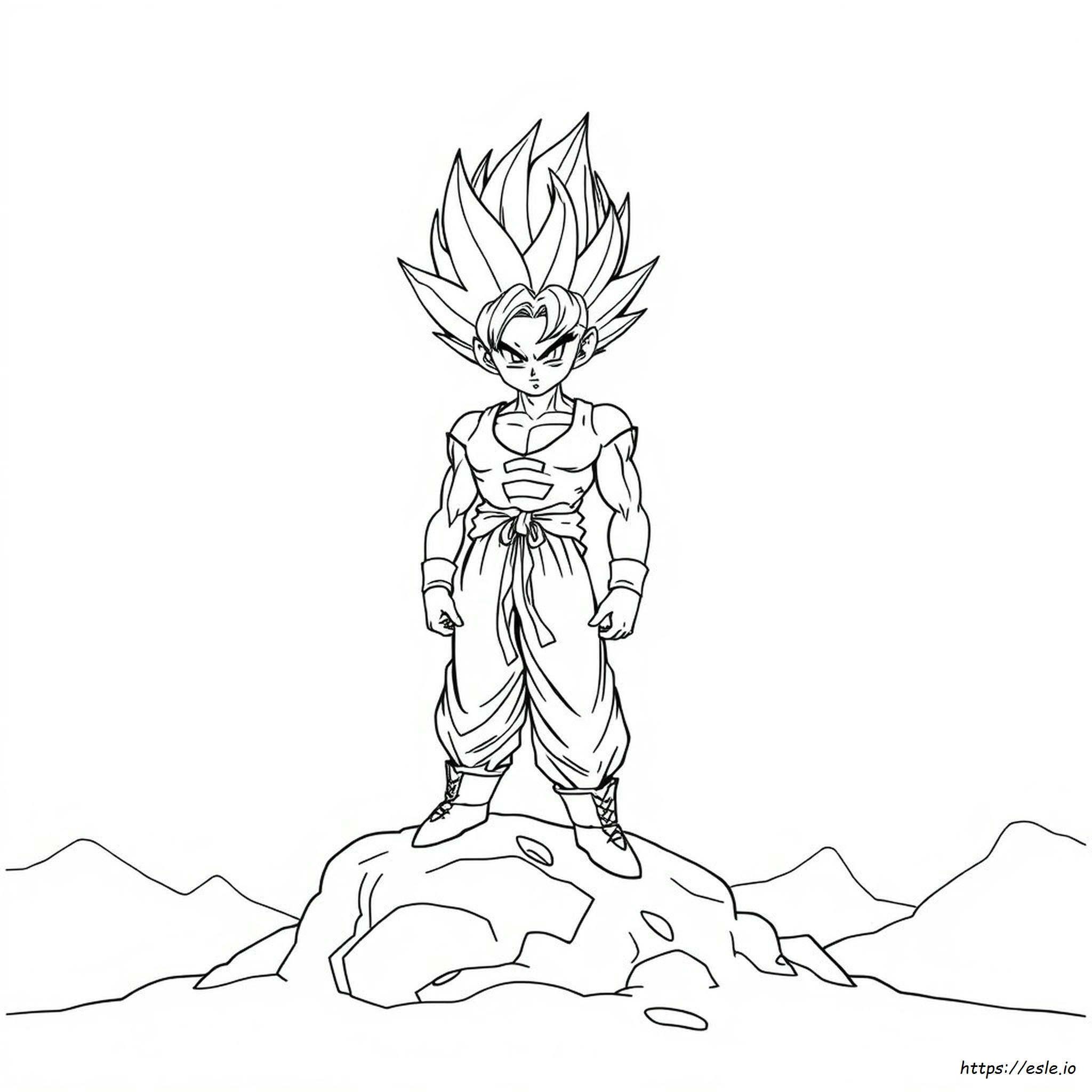 Dibujos De Vegeta Para Colorear - Gratis Para Imprimir