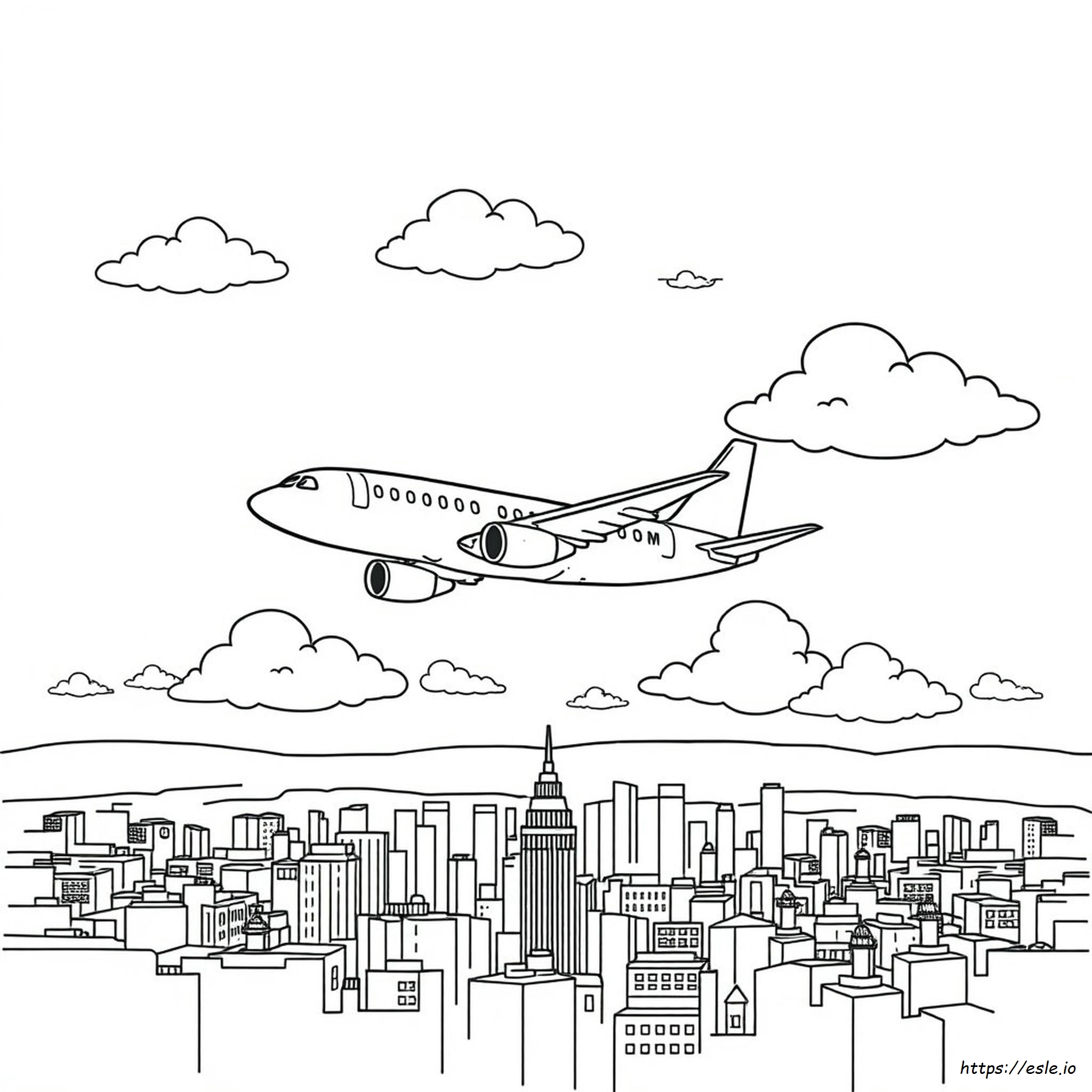 Flugzeug Malbuch
