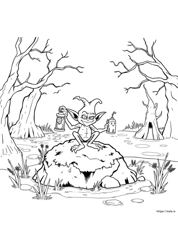 El Goblino Da Colorare