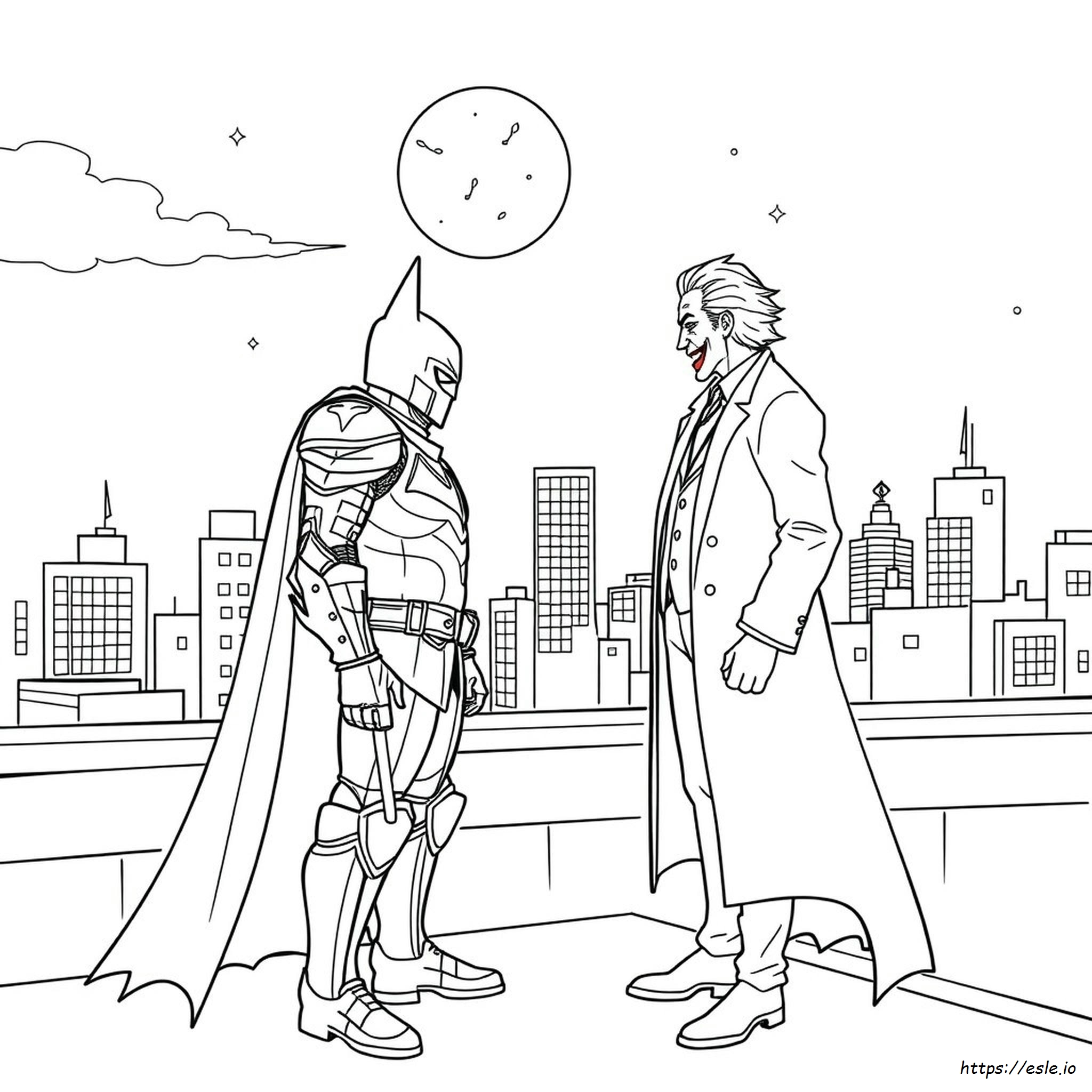 Dark Knight Joker Ausmalbilder