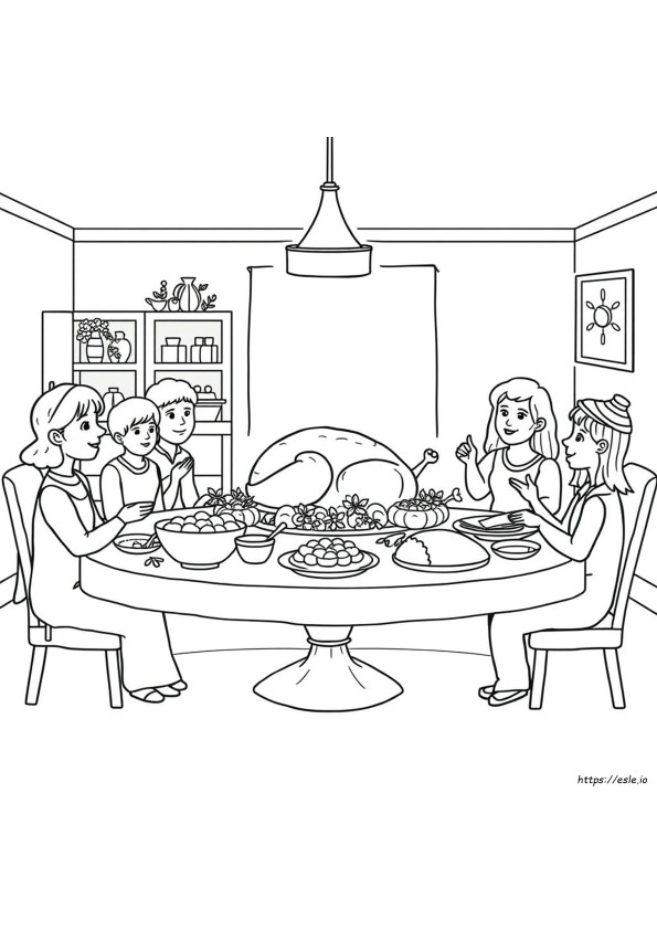 Thanksgiving Music Coloring Pages Free