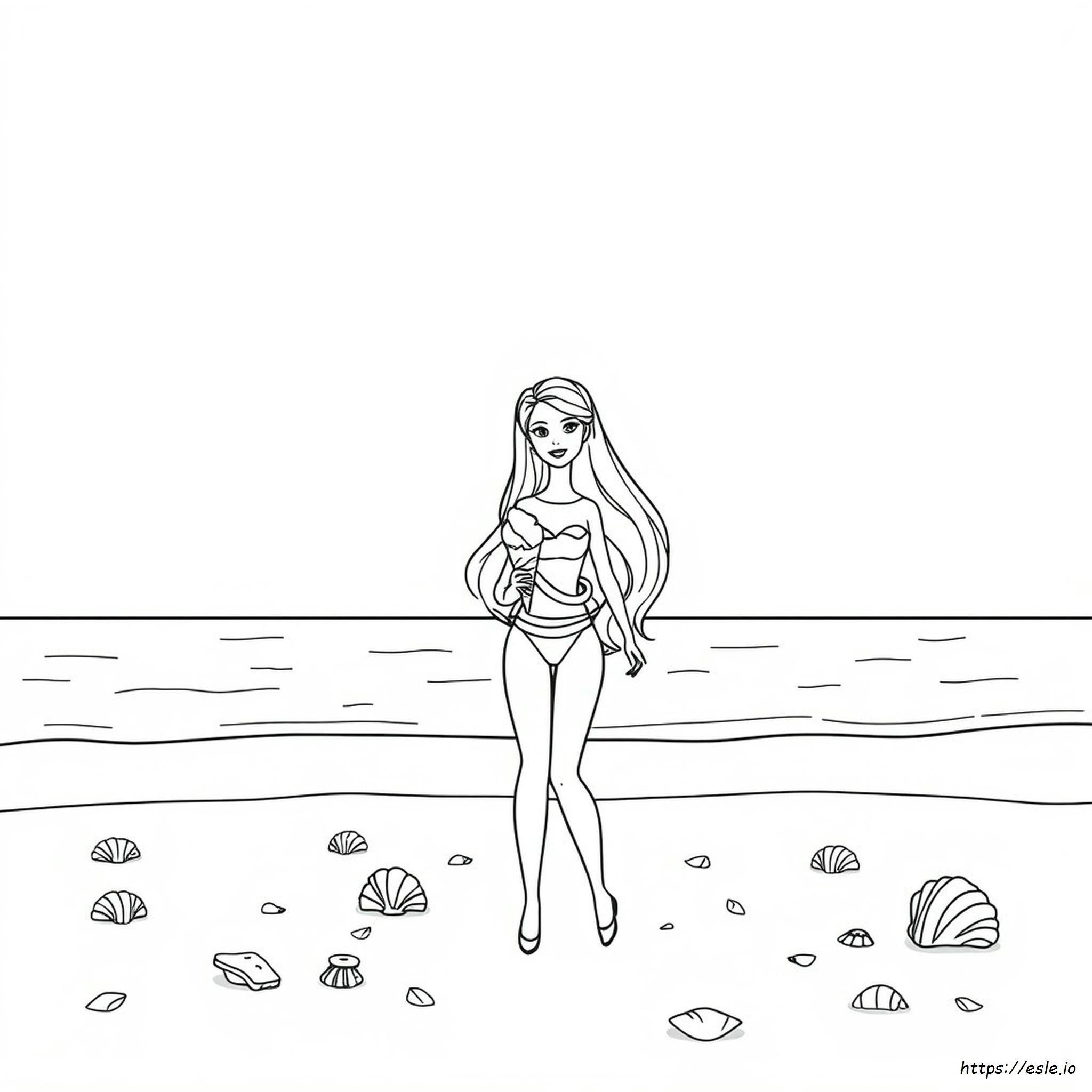 Barbie Para Colorear Y Imprimir - Gratis PDF