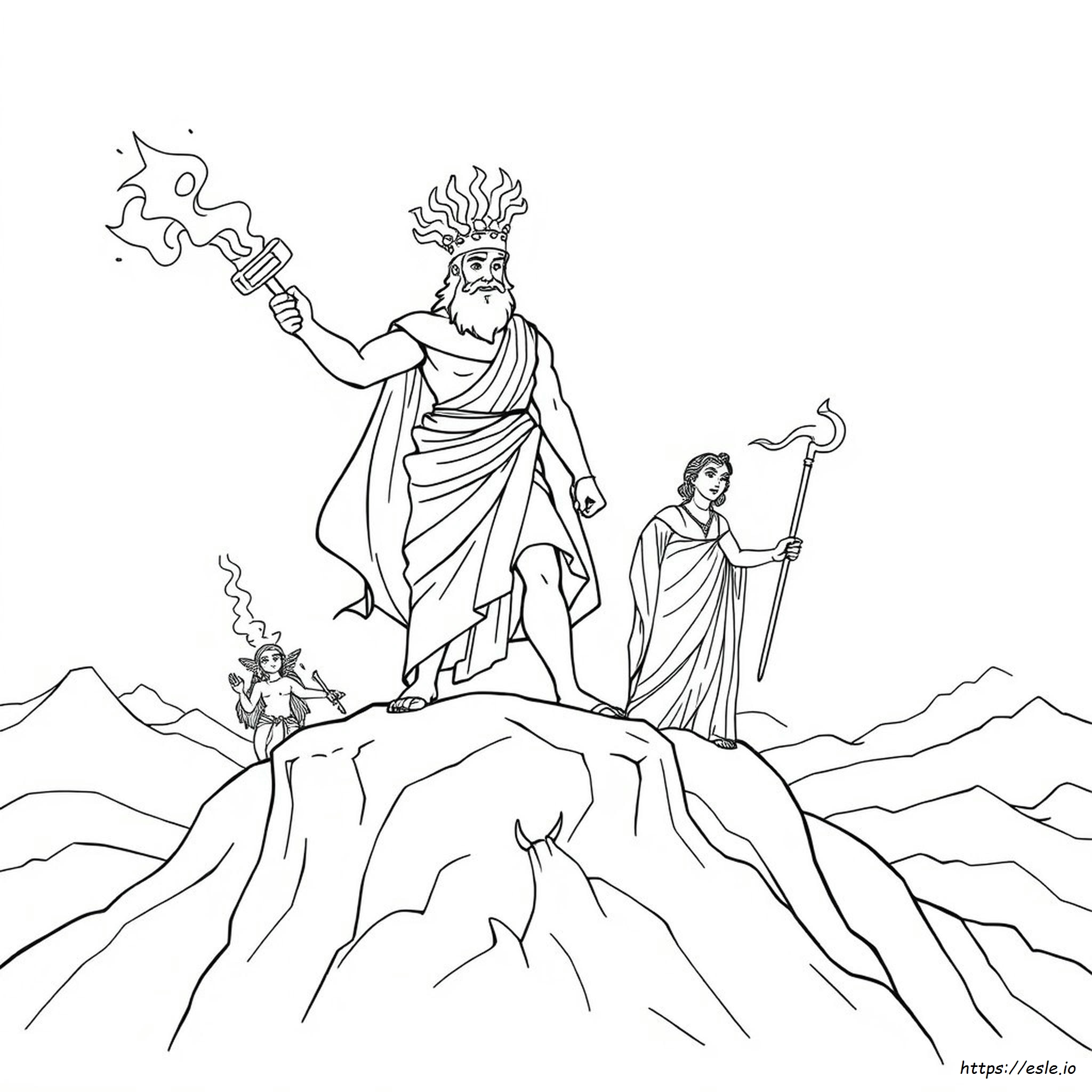 Greek Gods Coloring