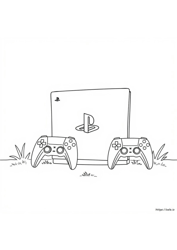 Playstation 5 Kleurplaten