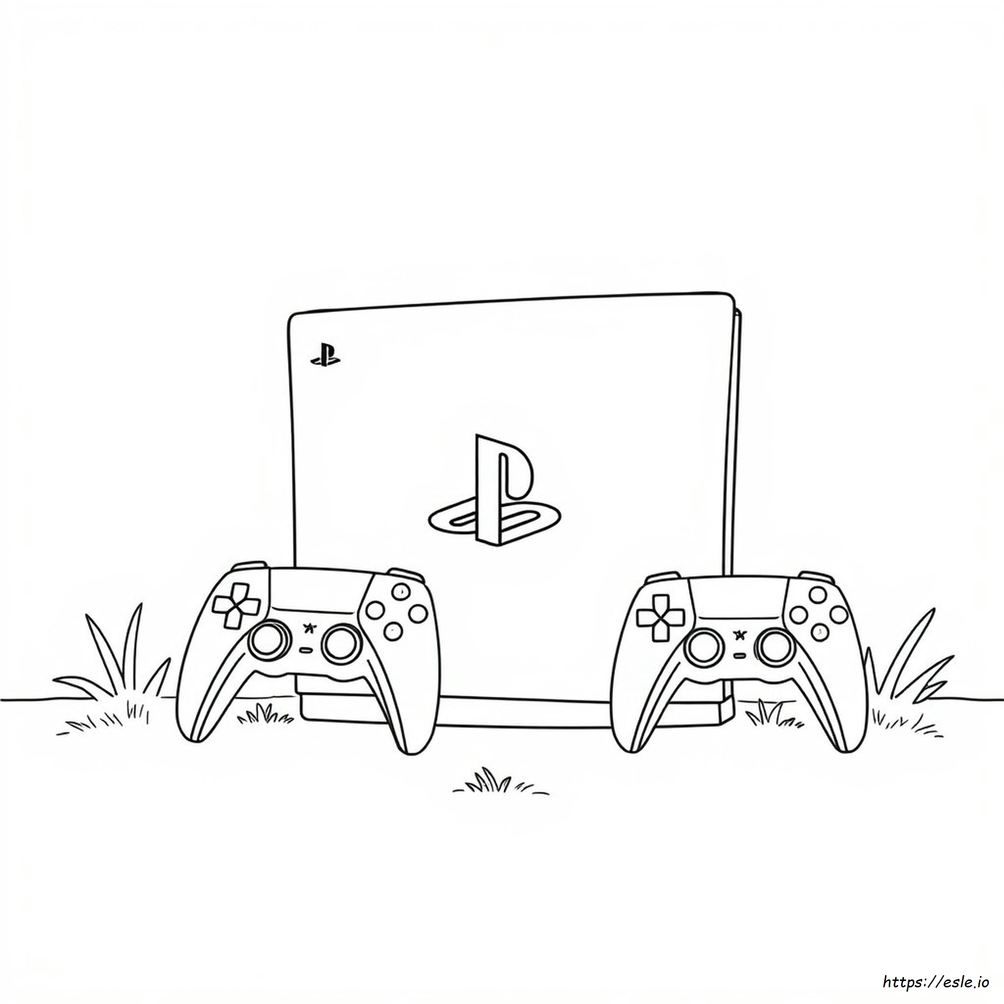 Playstation 5 Coloring Pages