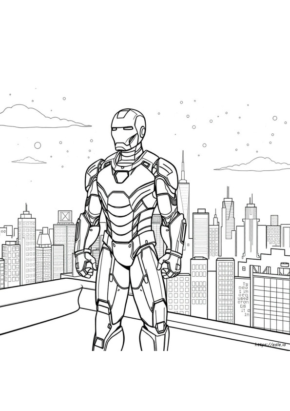 Ironman Színezőkönyv