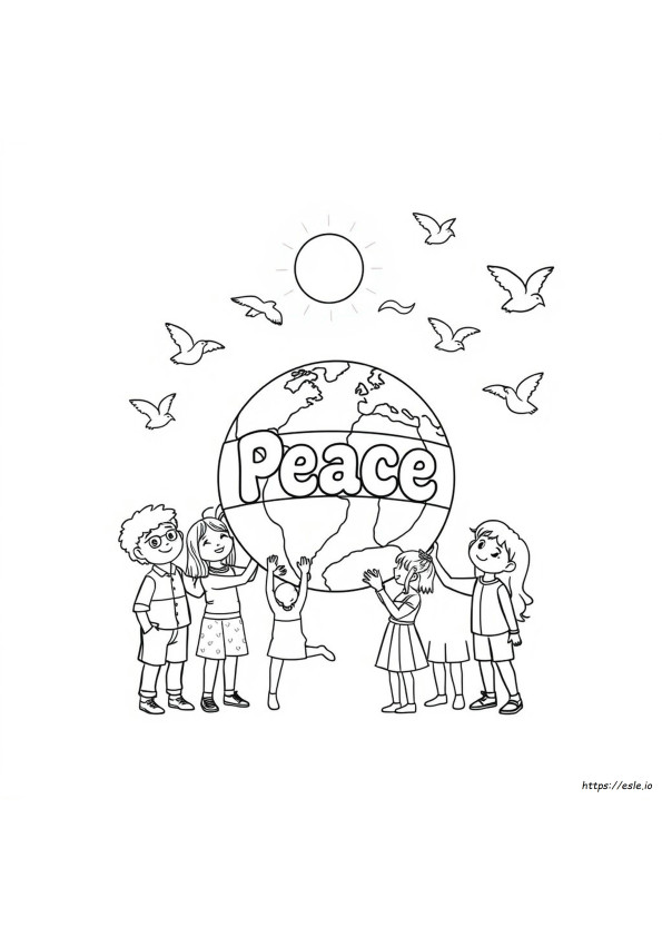 Disegni Da Colorare Per La Giornata Internazionale Della Pace