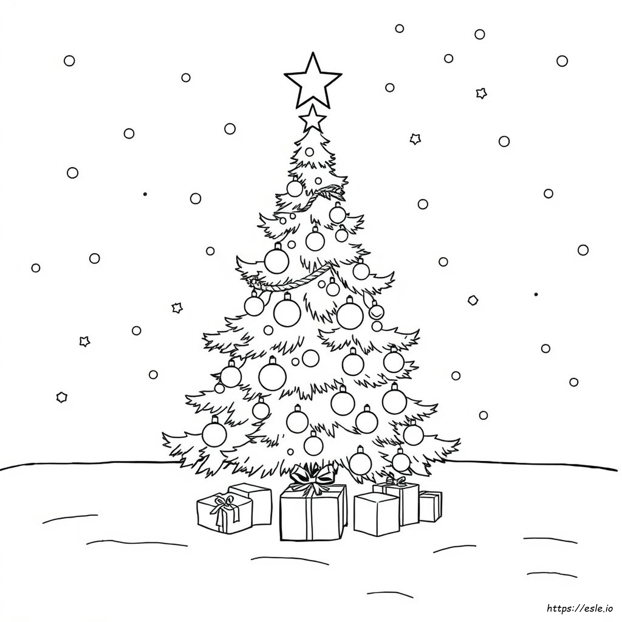 Free Printable Full Size Christmas Coloring Pages for Kids