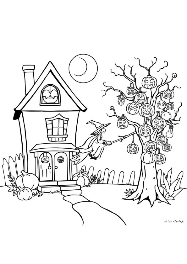 Halloween Mask Colouring Pages