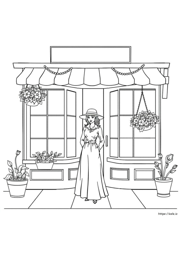 Moda Vintage: Desenhos Para Colorir