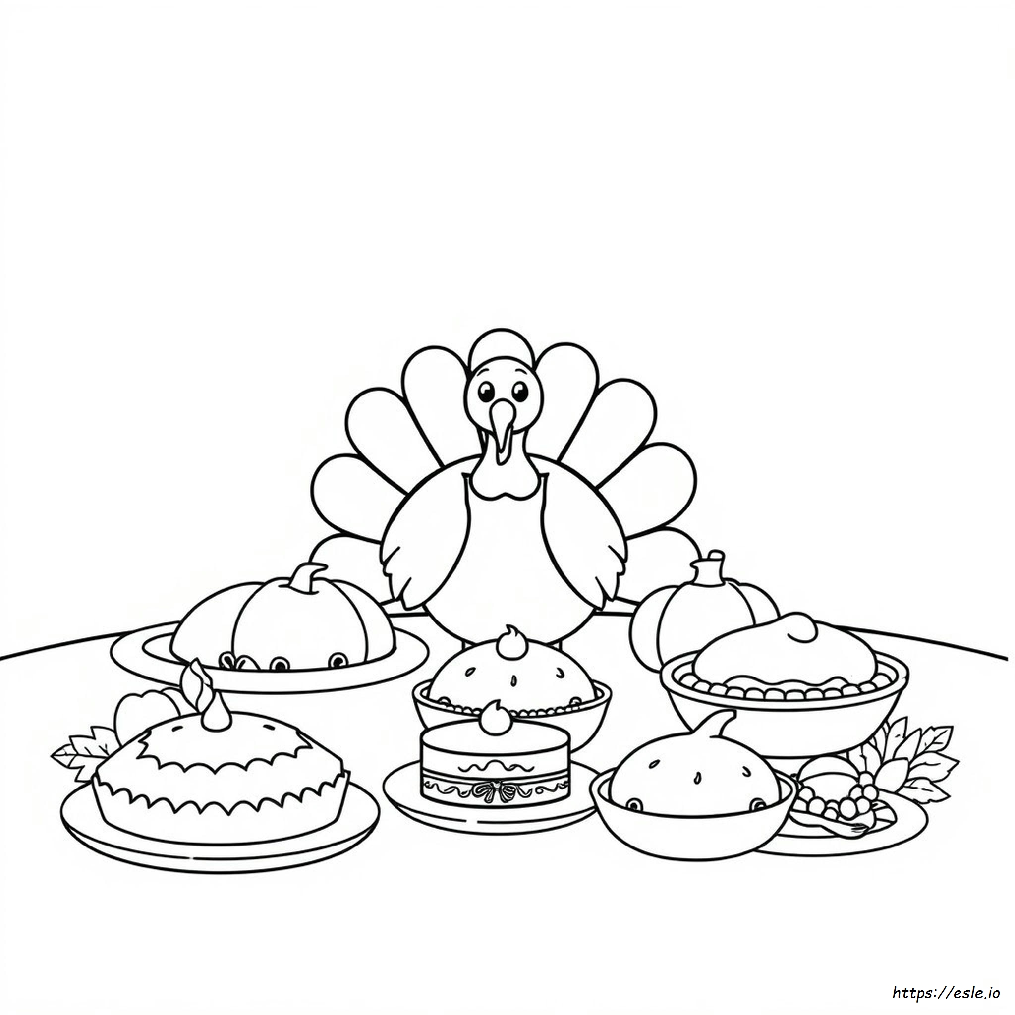 Free Printable Thanksgiving Coloring Pages For Kids PDF