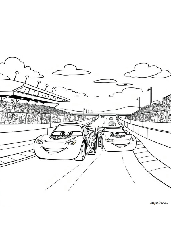 Lightning Mcqueen Colouring In Printable