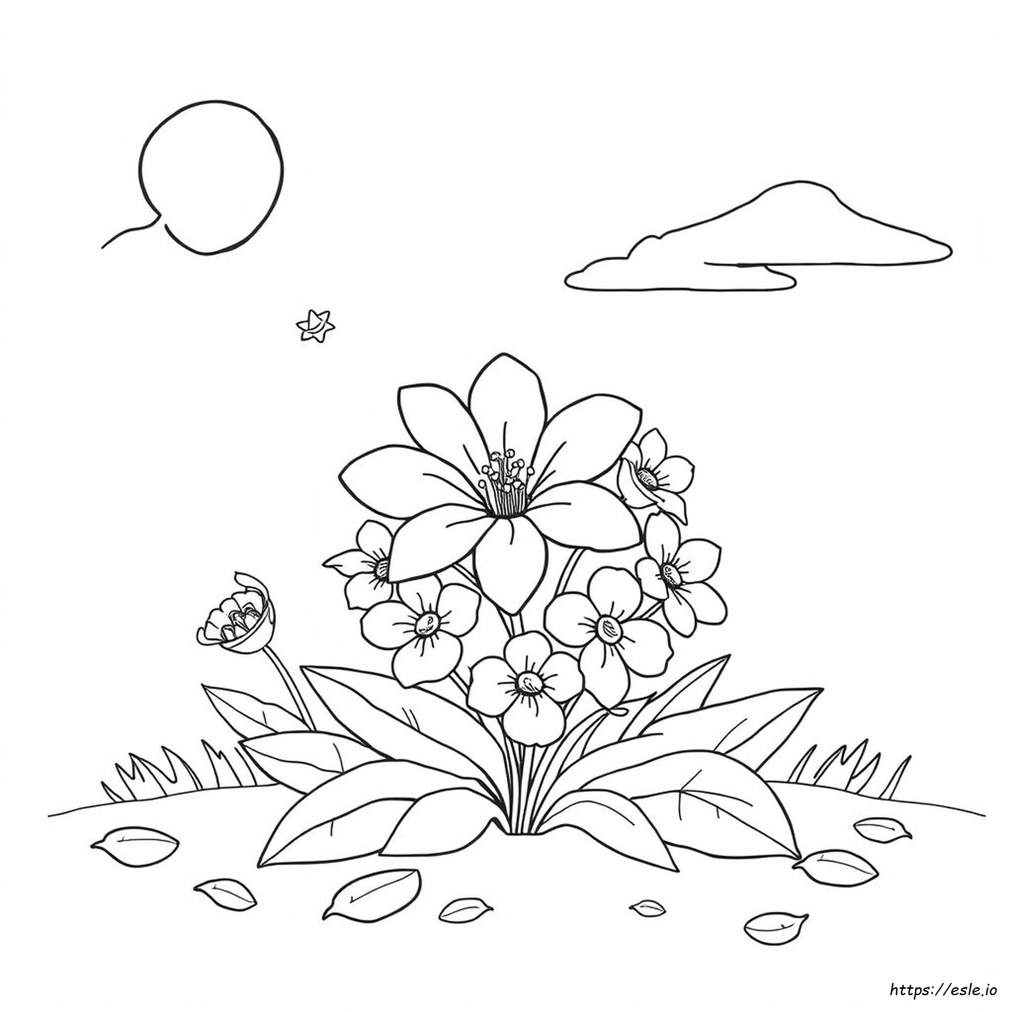 Colouring In Pages Of Flowers colouring-in-pages-of-flowers