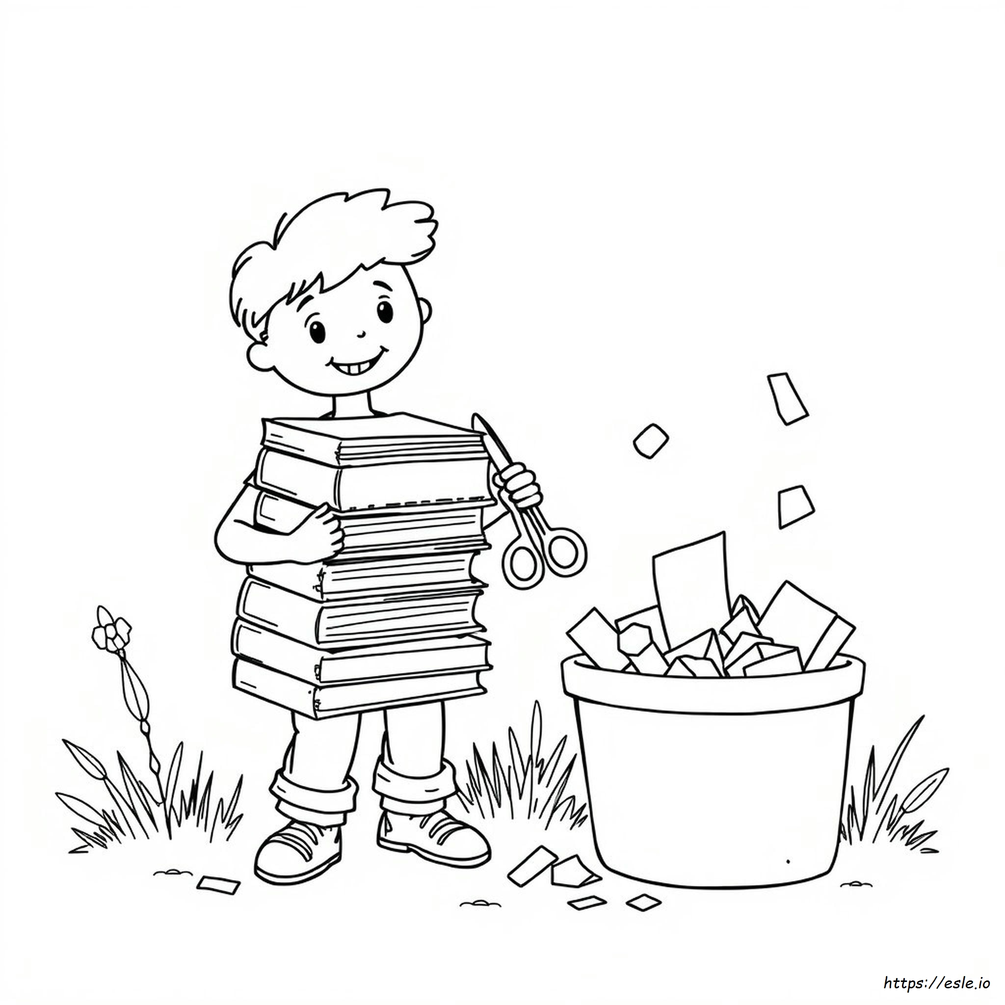 Can You Recycle Coloring Books - Free Printable Page