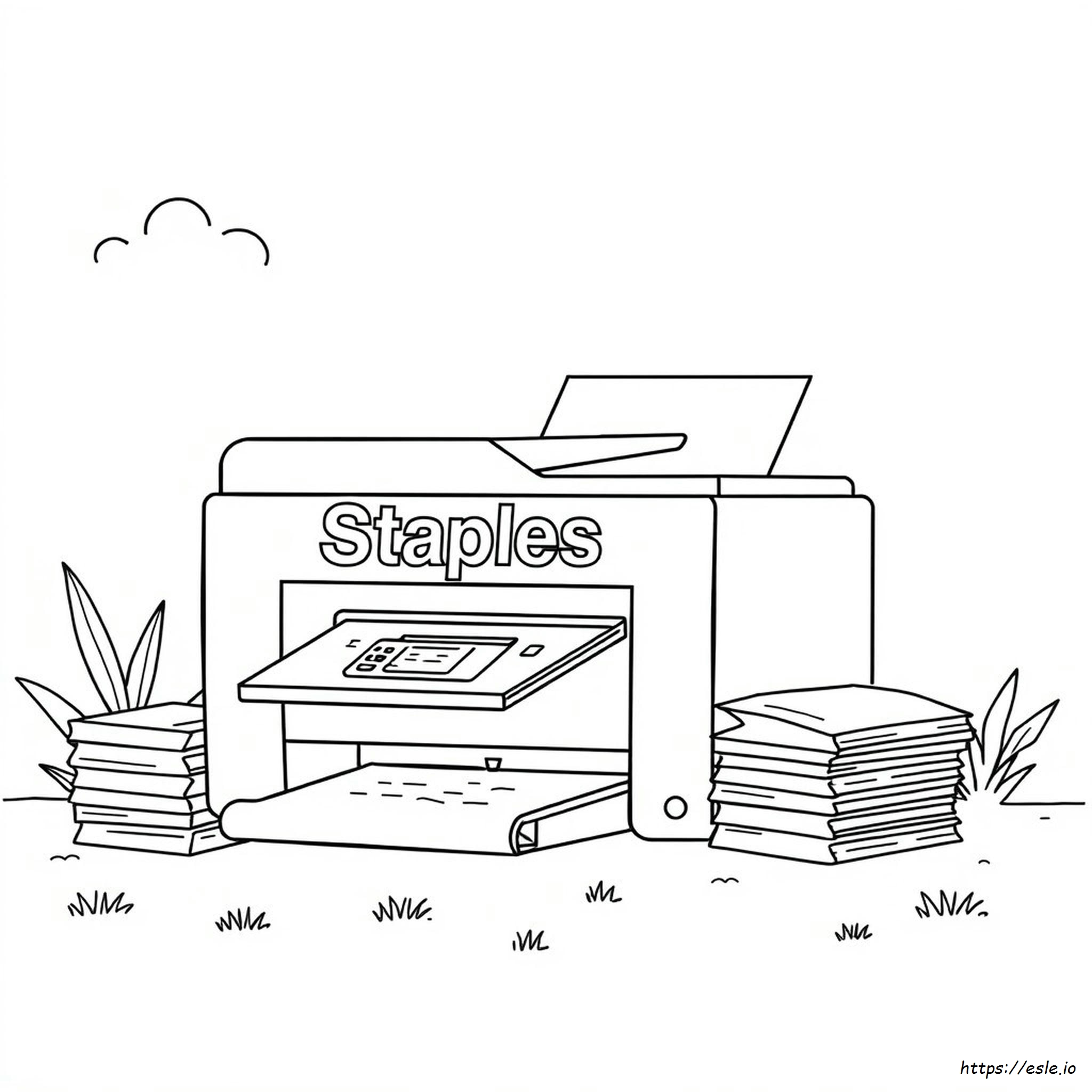 Staples Color Printing Cost