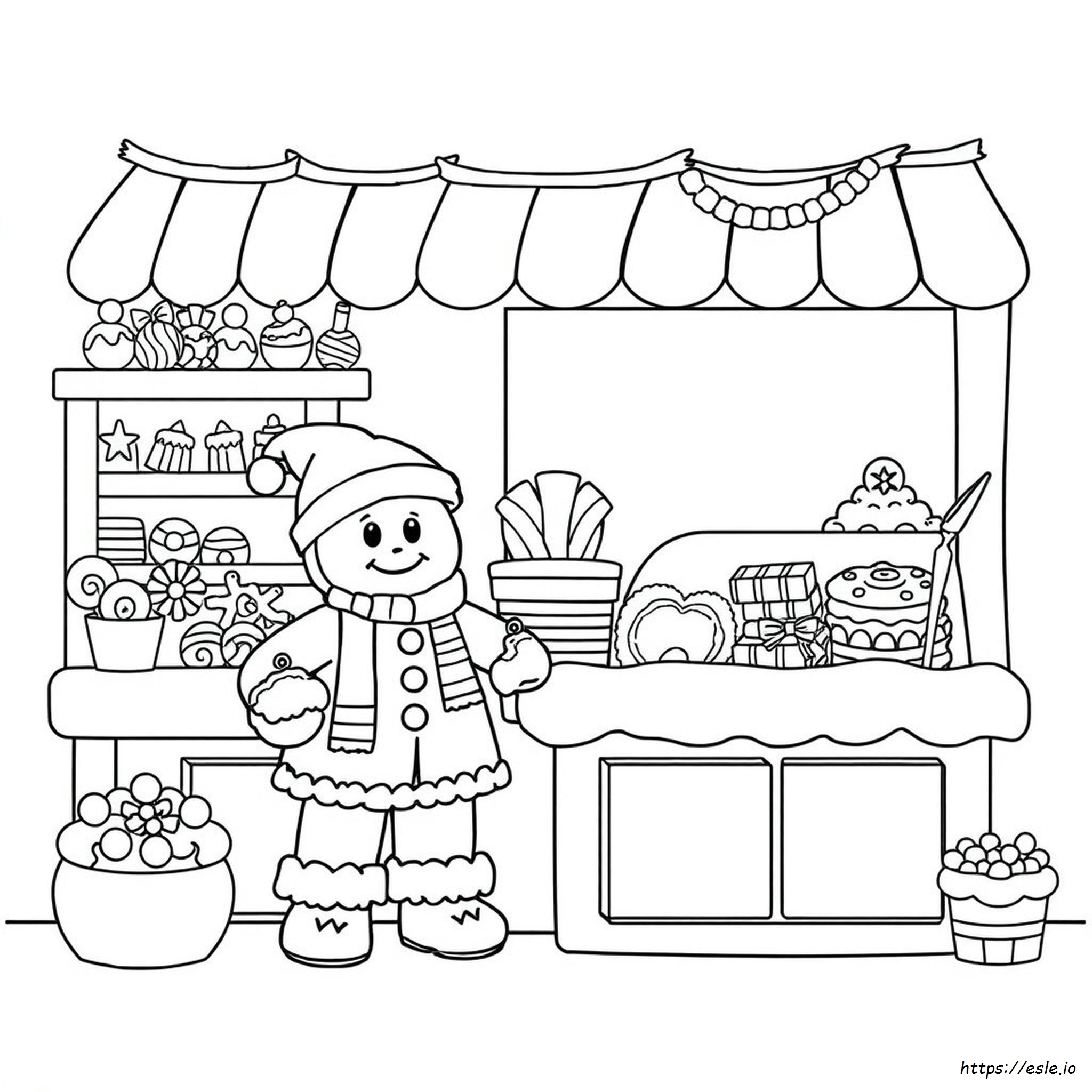 Free Printable Gingerbread Coloring Pages