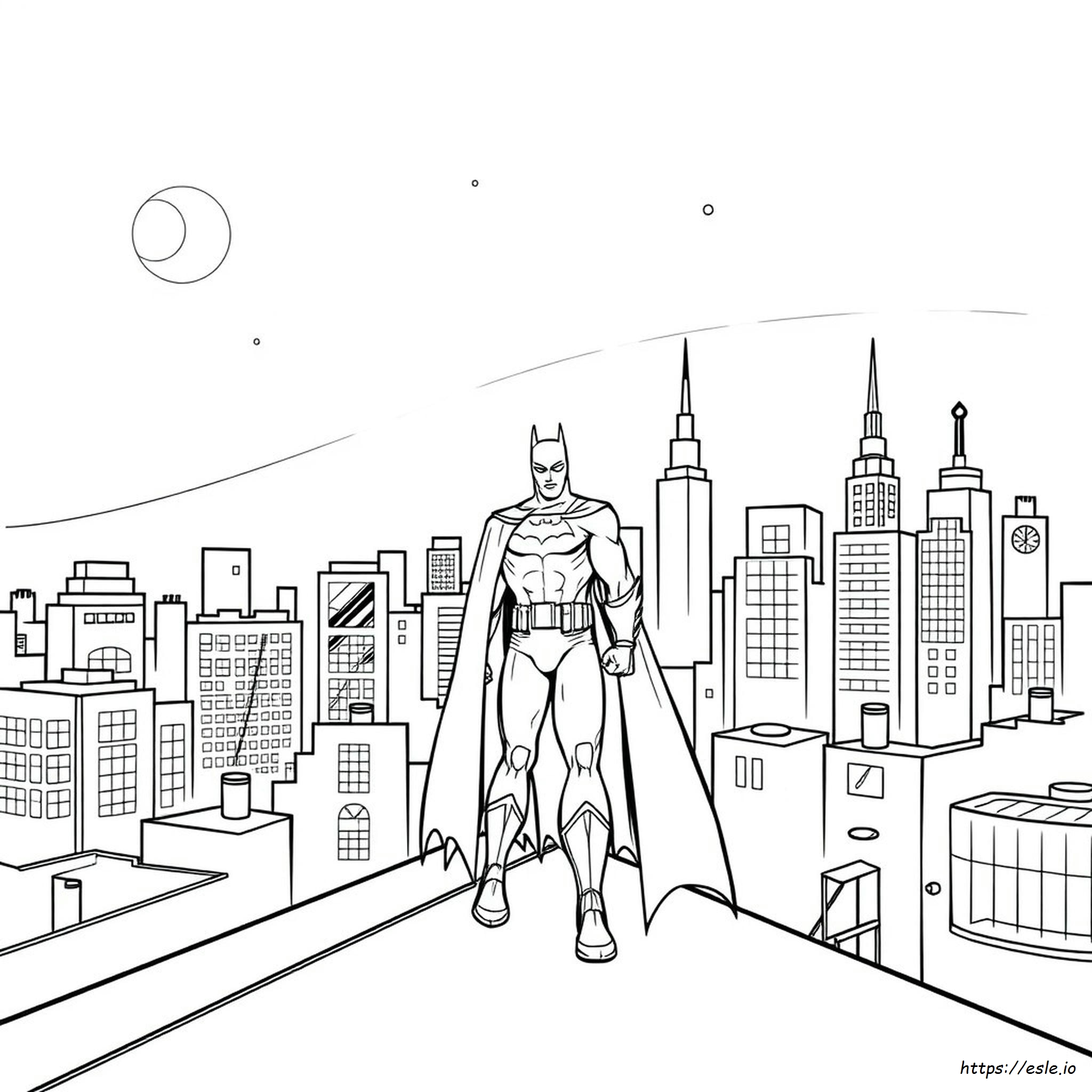 Batman Ausmalbild zum Ausdrucken: Kostenlos und Kostenlos zum Ausdrucken