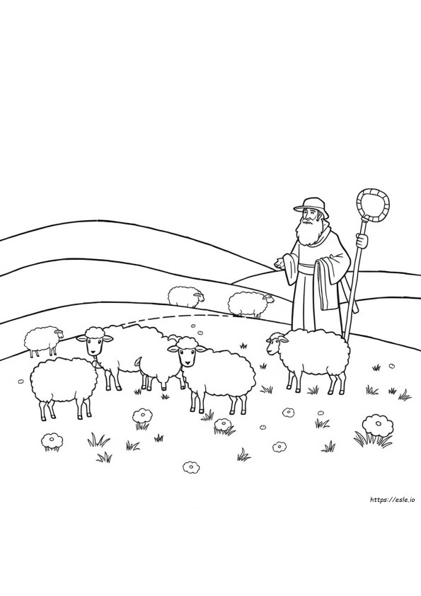 Good Shepherd Coloring Pages Free