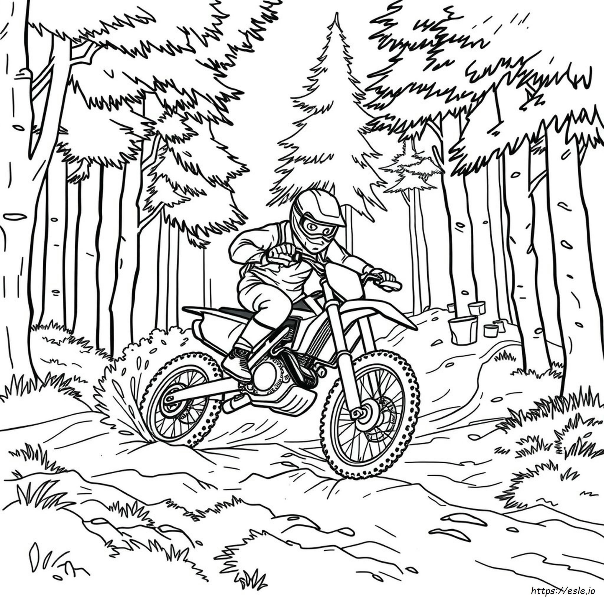 Dirt Bike Coloring Pages Printable