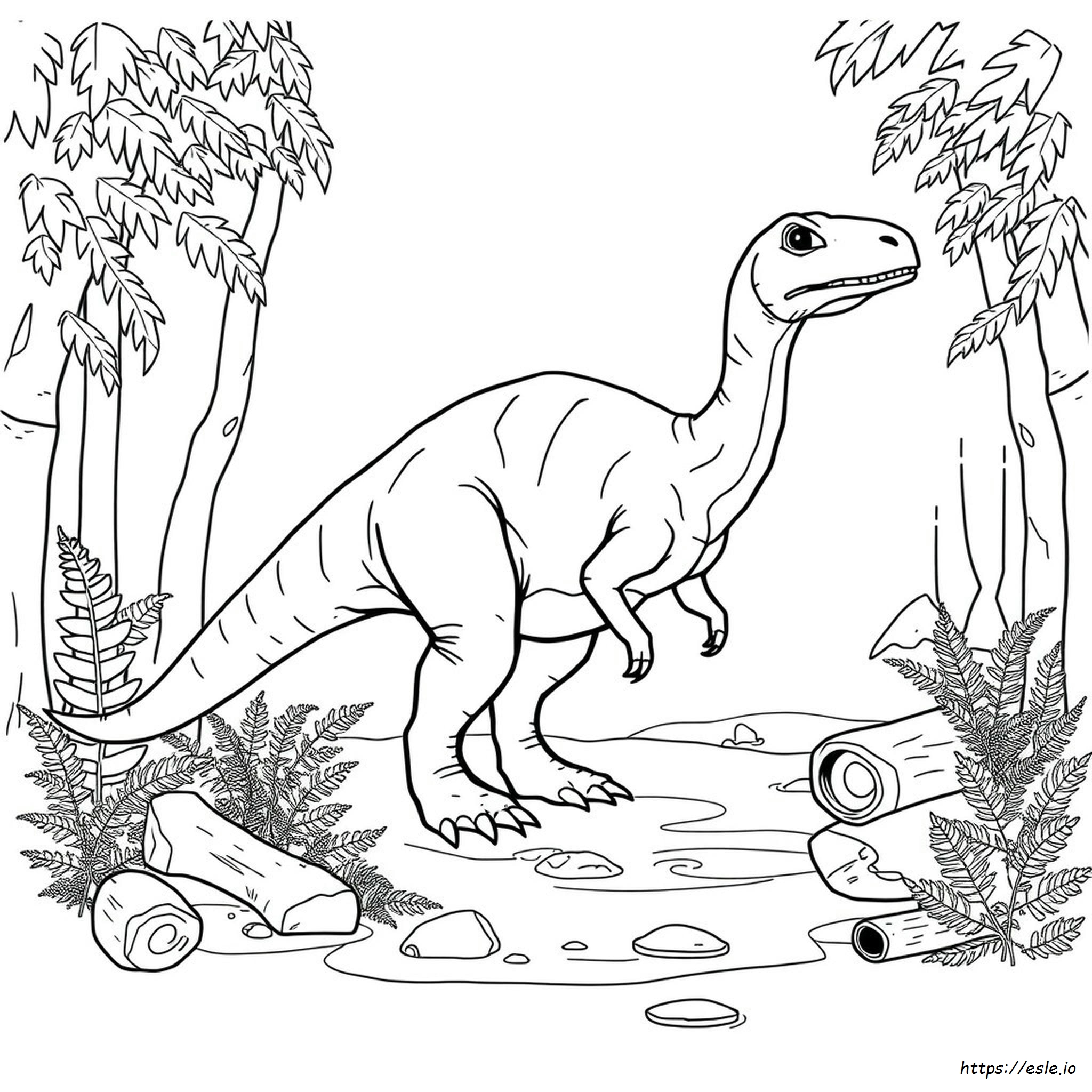 Baryonyx Dinossauro Para Colorir