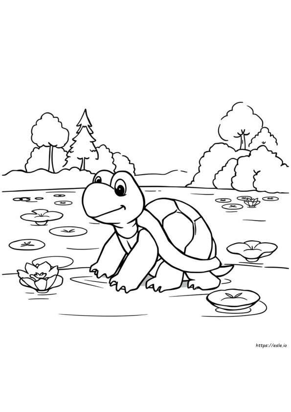 Franklin De Schildpad Kleurplaten