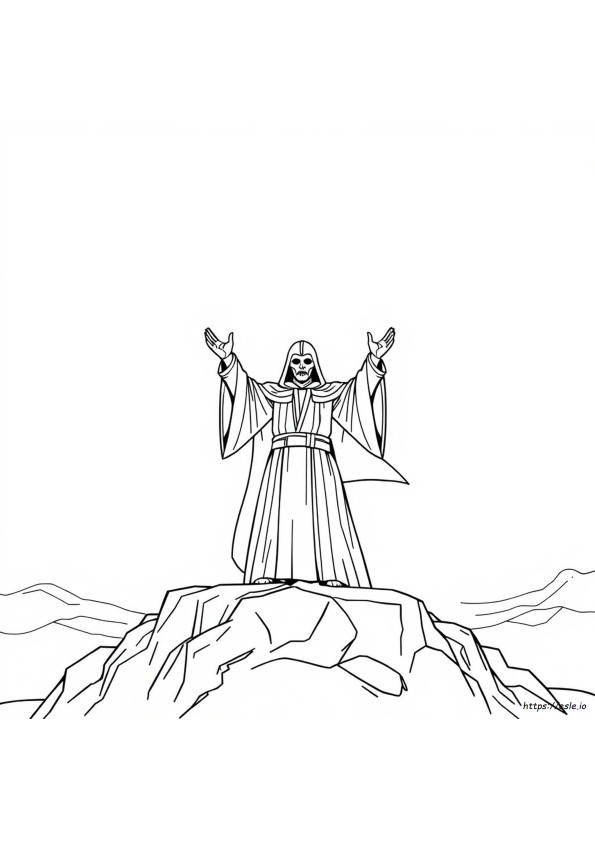 Darth Sidious Coloring Page