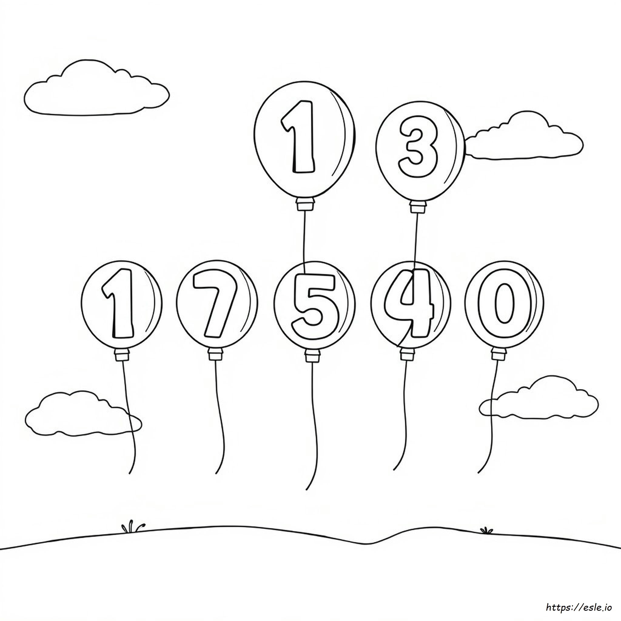 Number Coloring Pages Pdf - Free Printable Sheets