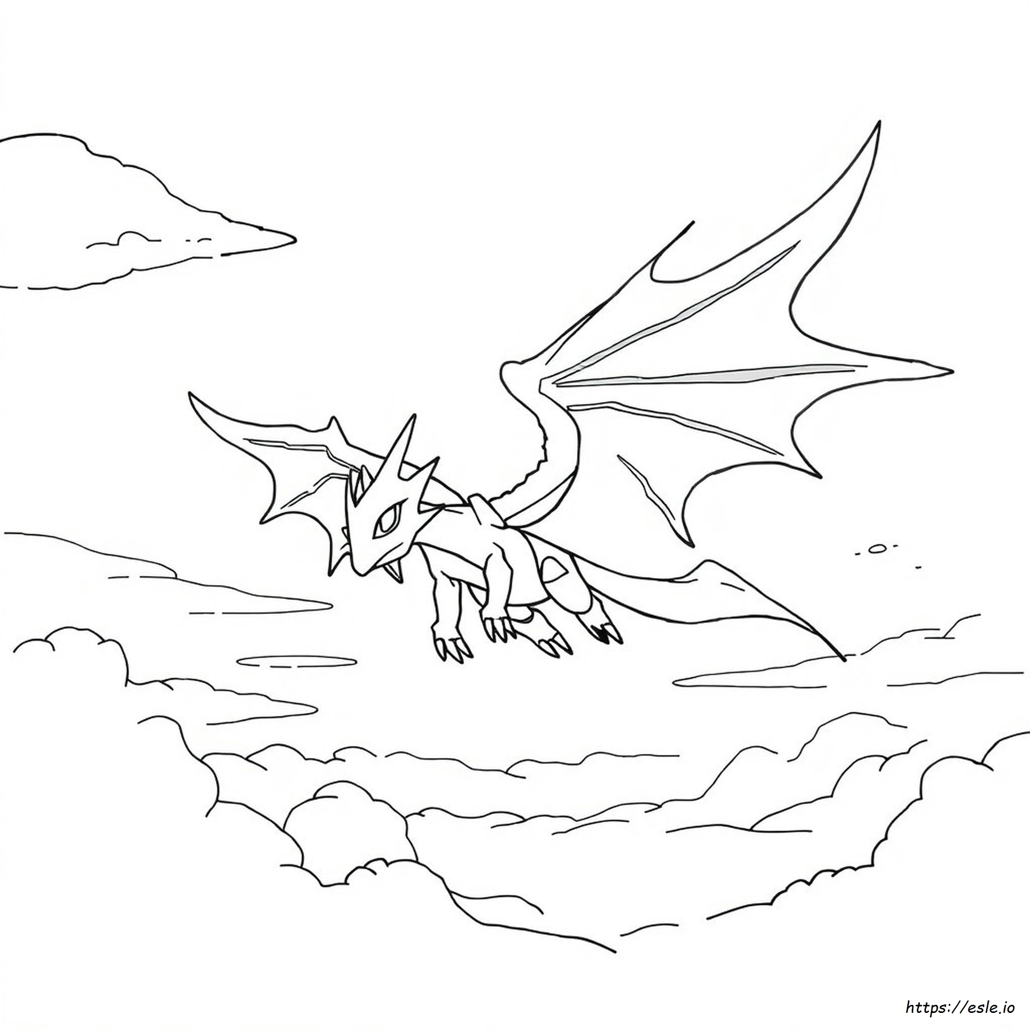 Dawn Wings Necrozma Coloring Page