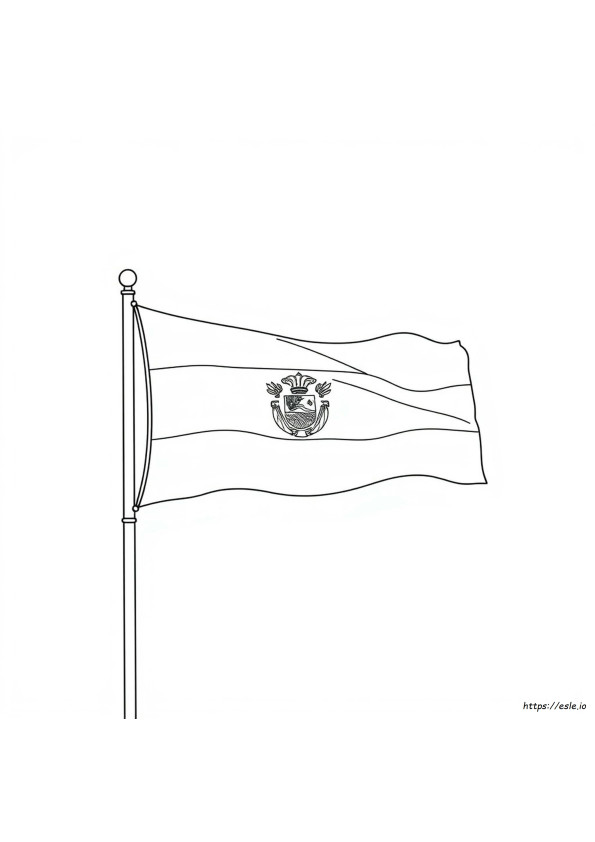 Coloriage Drapeau Salvador