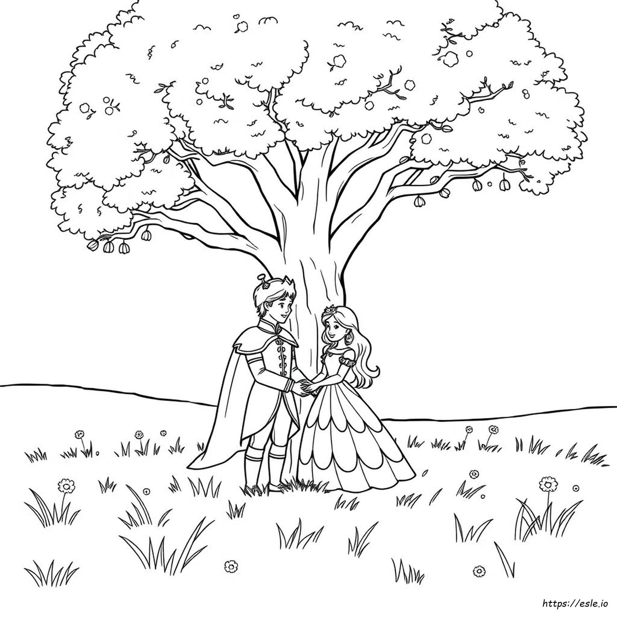 Prince Princess Coloring Pages