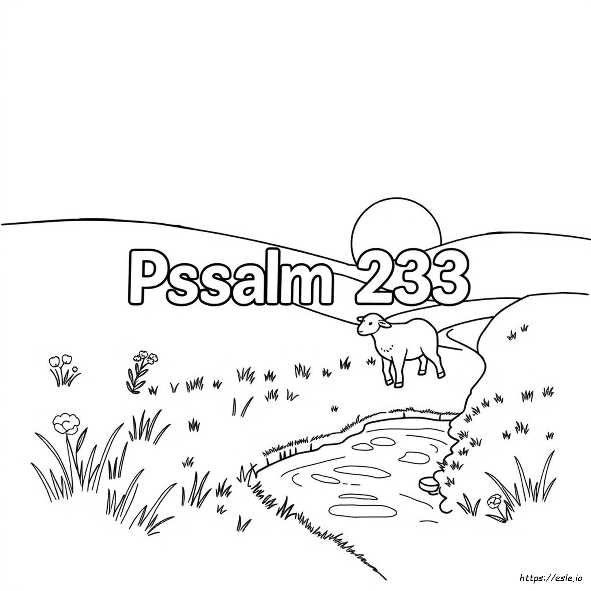 Free Printable Psalm 23 Coloring Pages