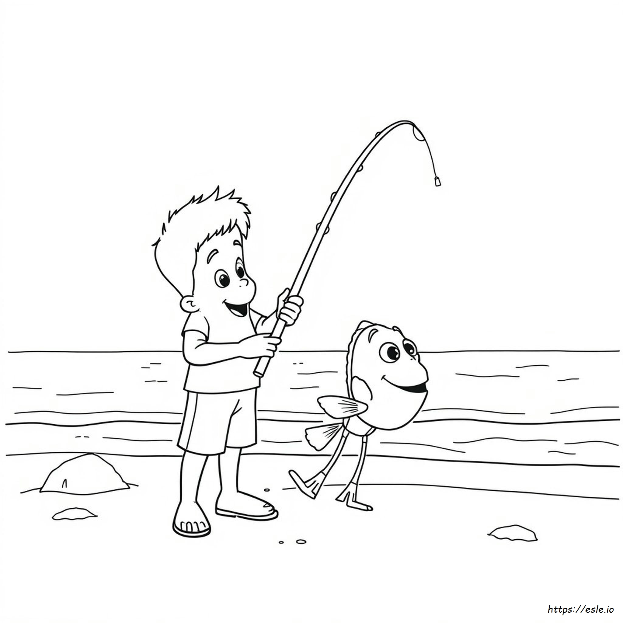 Peter And Dorcas Coloring Page - free printable PDF