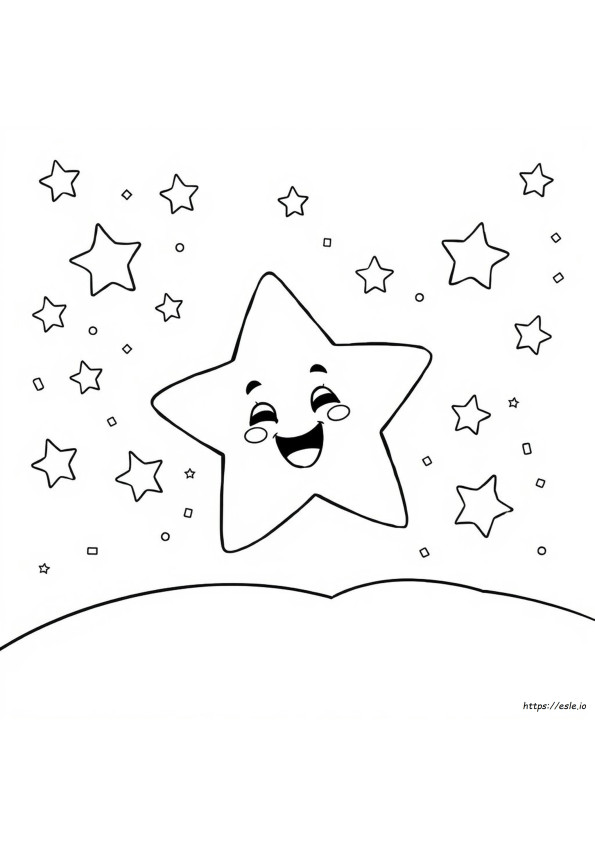 Star Cartoon Coloring