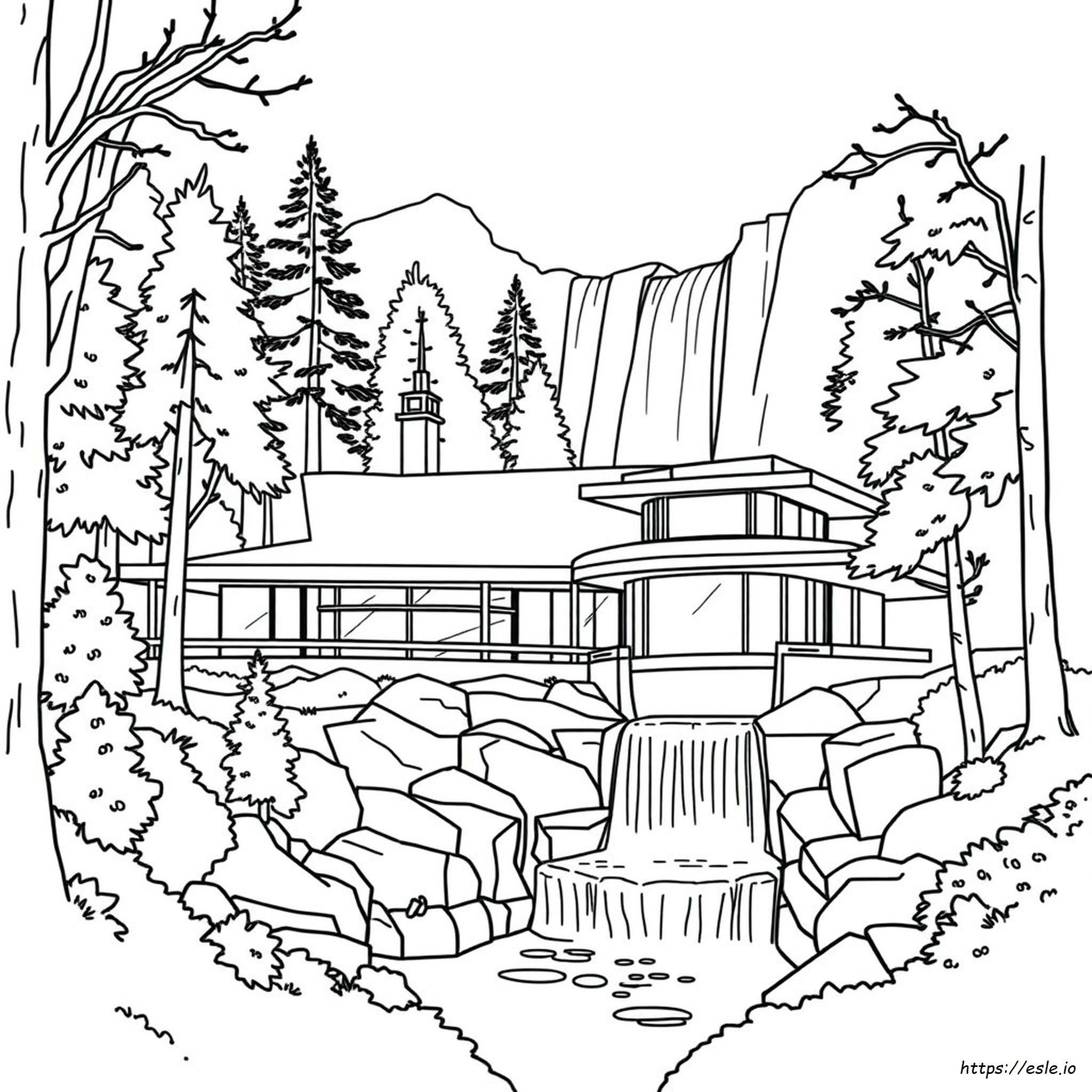 Frank Lloyd Wright Ausmalbilder