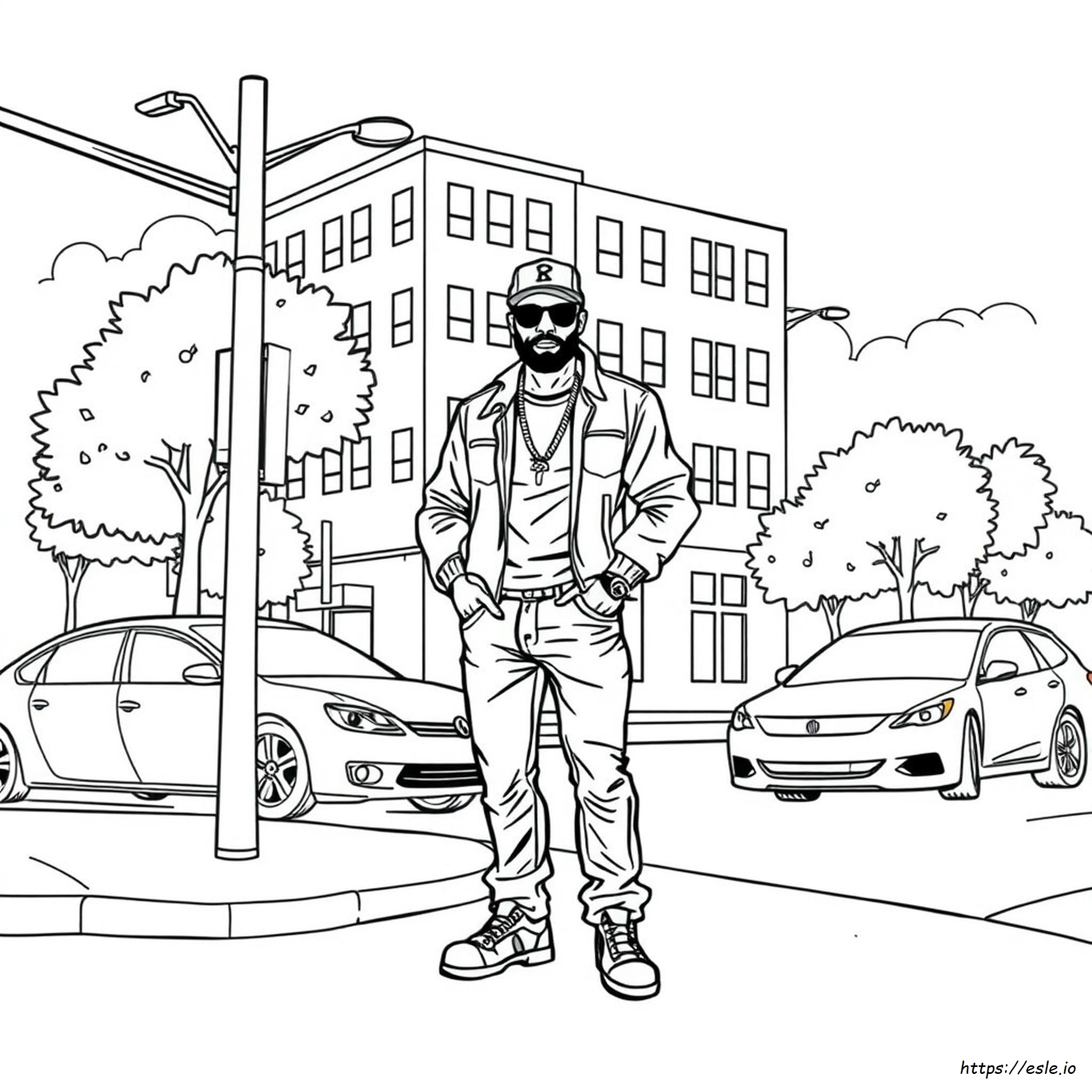 Gangsta Coloring Pages