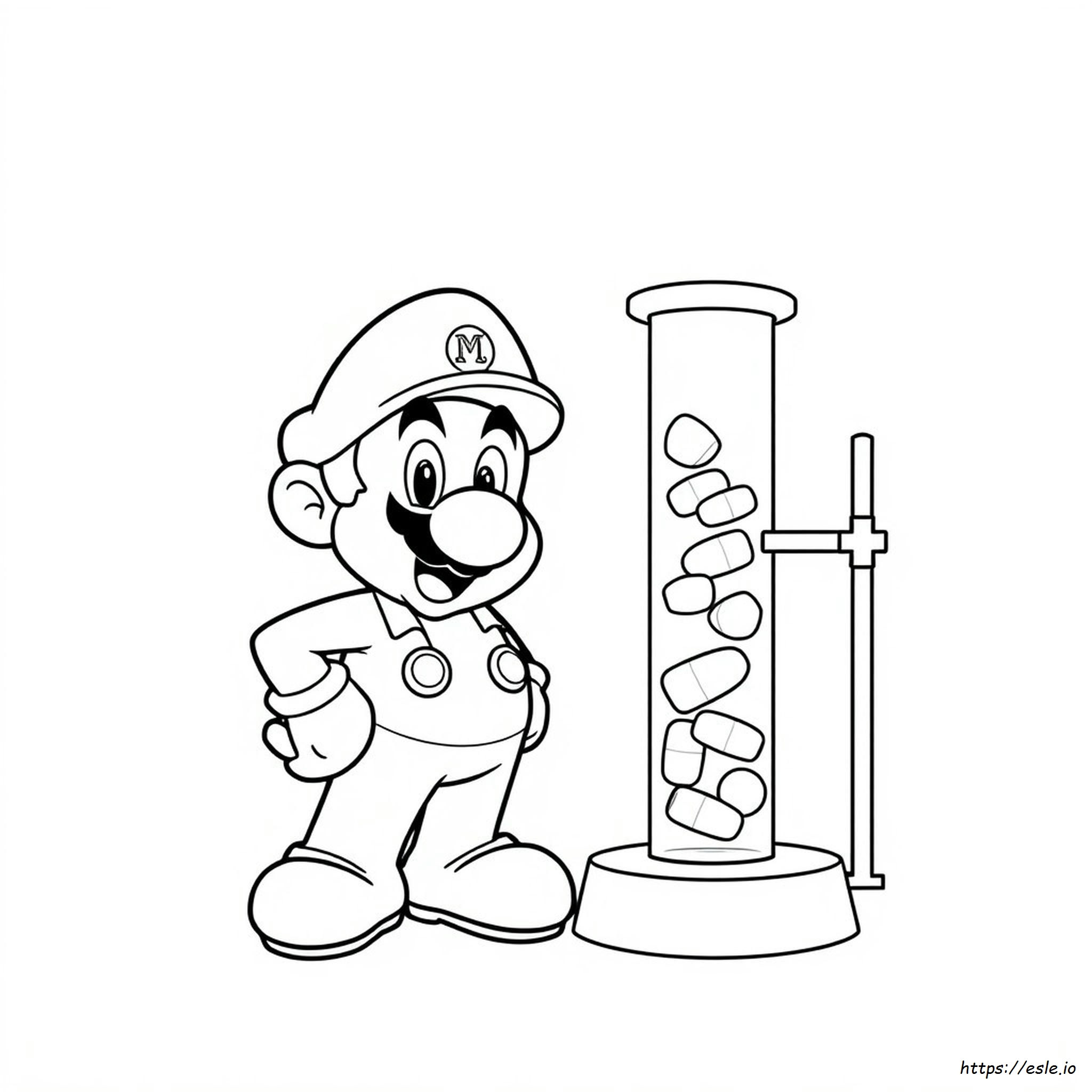 Dr Mario Coloring Pages - Free Printable Activity