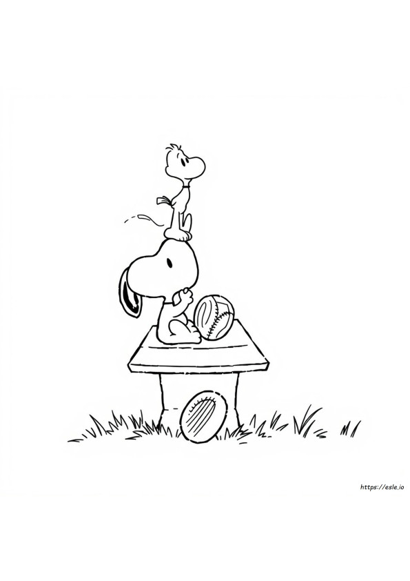Dibujos Para Colorear De Snoopy Y Sus Amigos