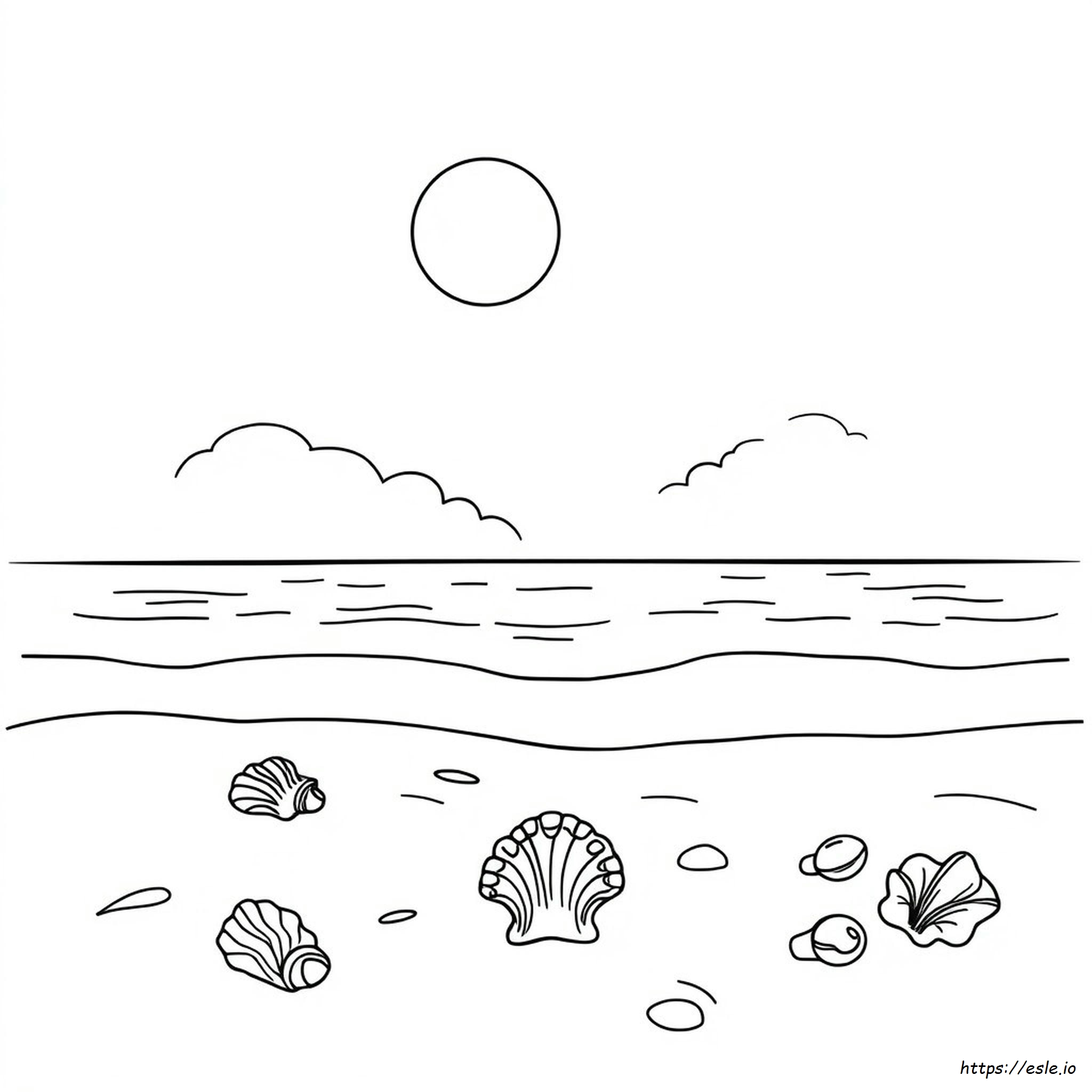 Immagini Da Colorare Di Spiagge
