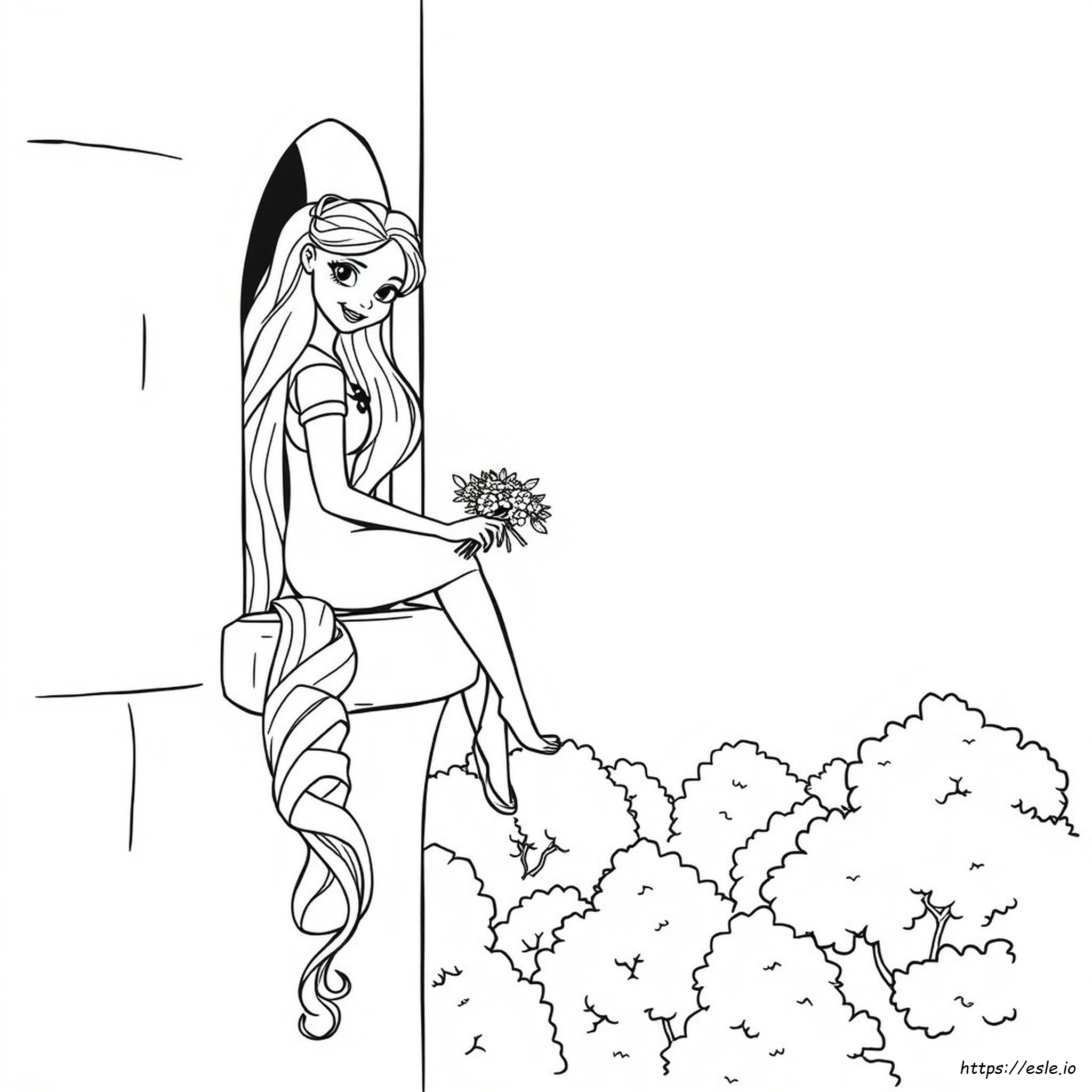 Rapunzel Coloring Pictures
