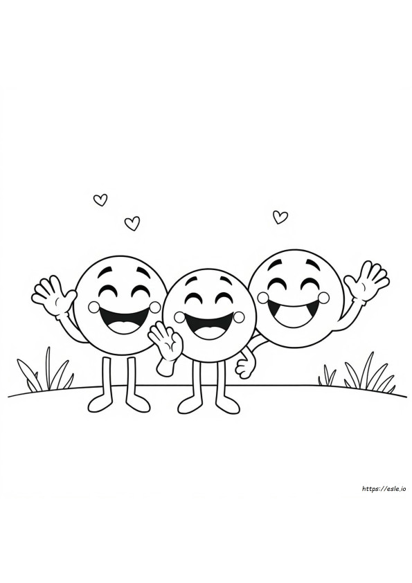 Emoji Colouring Pages Printable