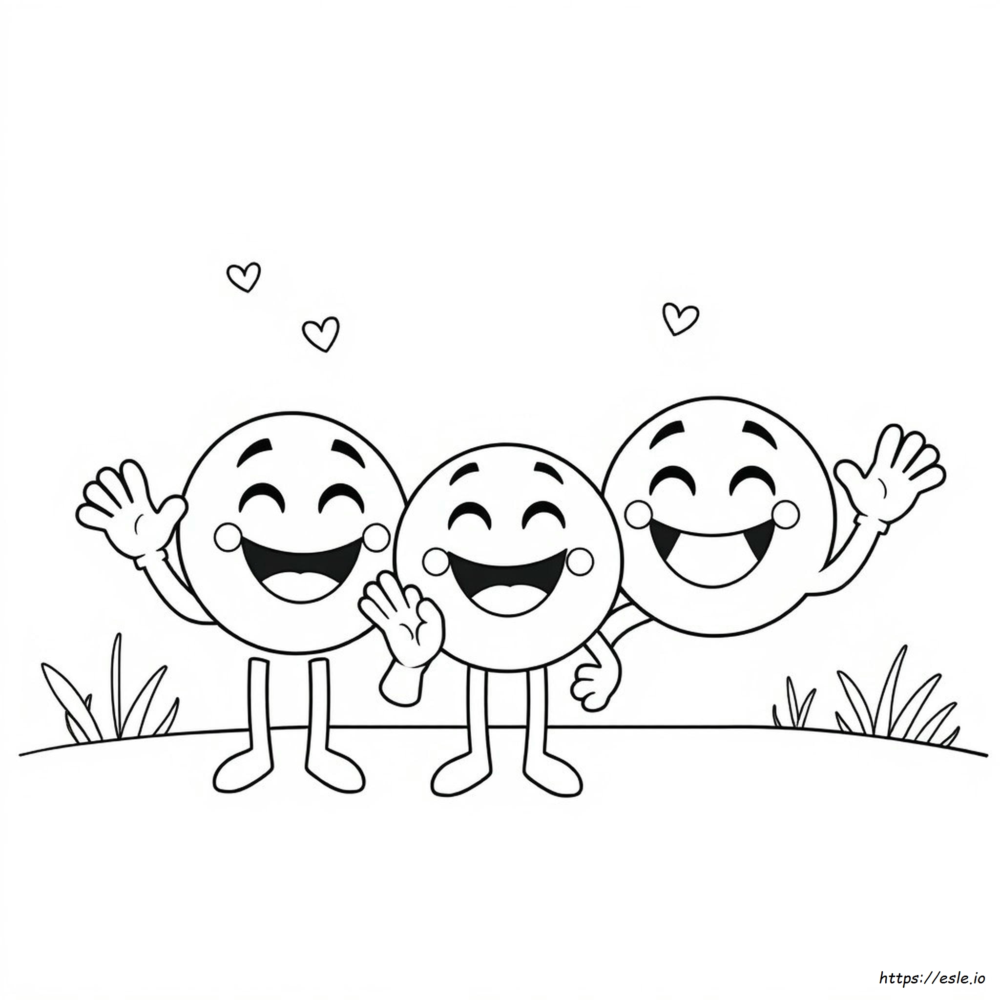 Emoji Colouring Pages Printable
