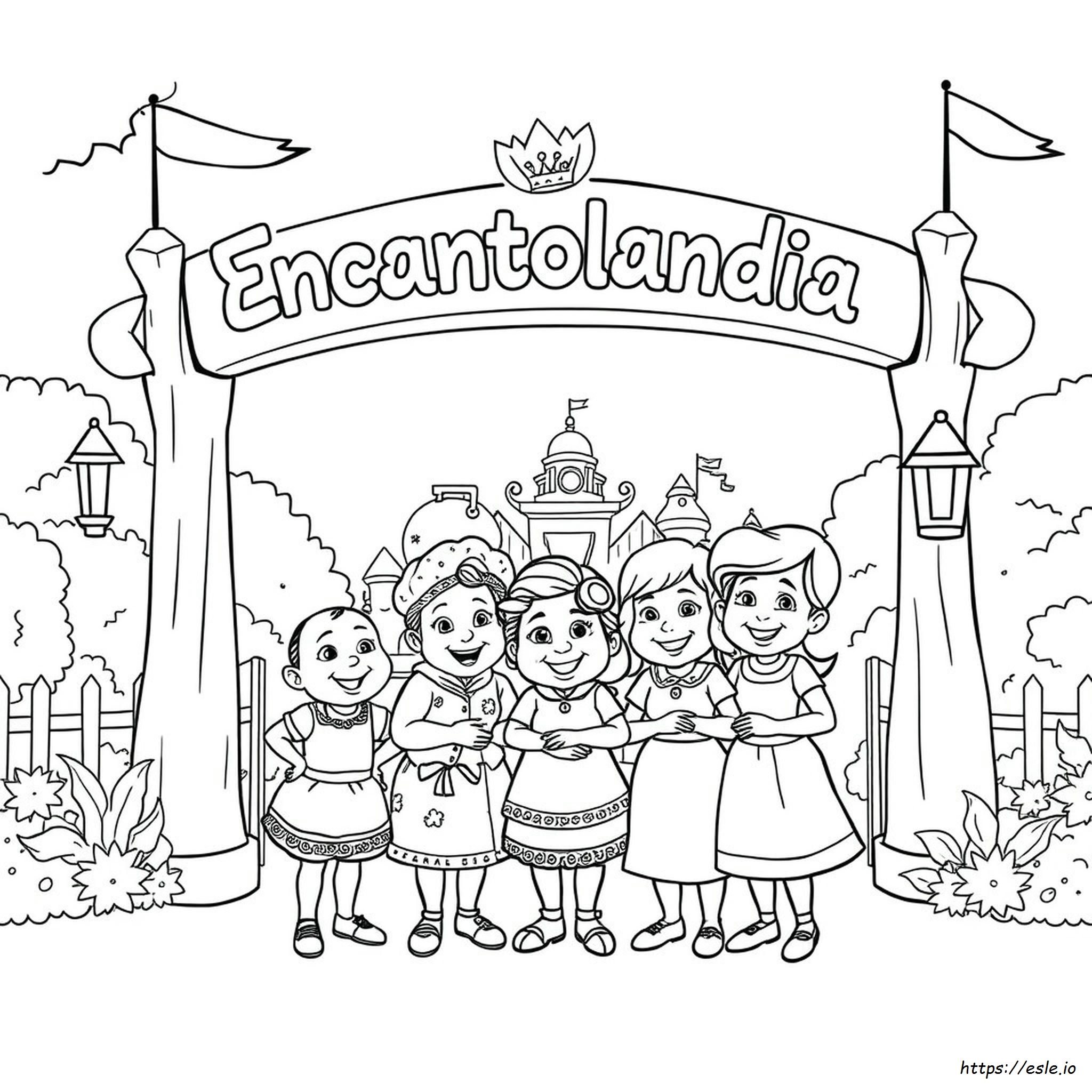 Tia Pepa Encanto Coloring Pages