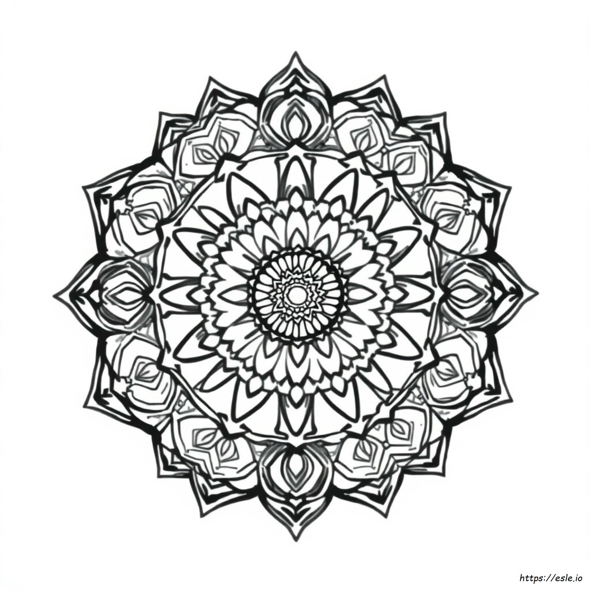 Detailed Mandala Coloring Pages - Free Print