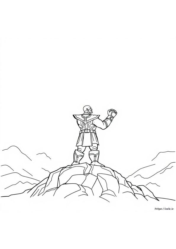 Coloriage Thanos À Imprimer