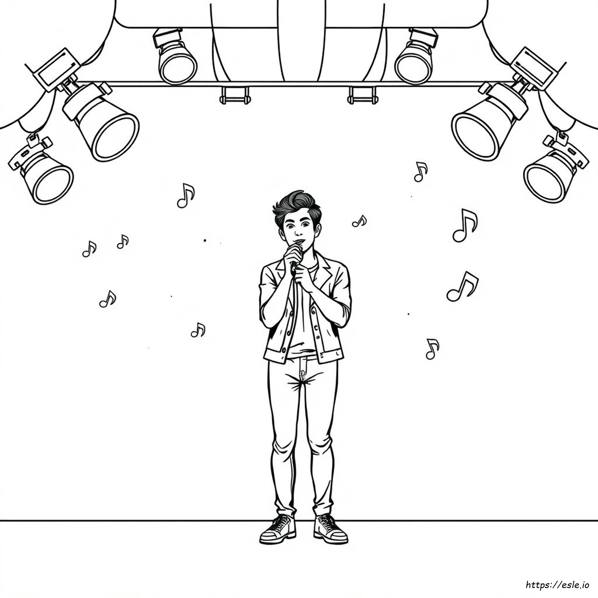 Free Printable Brendon Urie Coloring Page - Download PDF