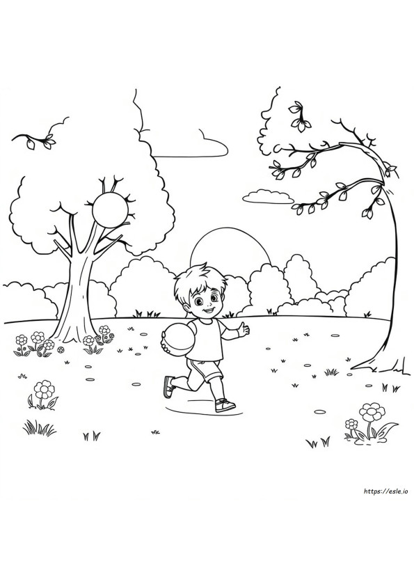 Coloring Pages Of Outside